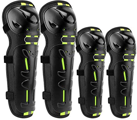 Ellenbogen-Schienbeinschoner-schutzausrüstungen Protektor Motocross Racing Knee Guard, Schienbeinschutz Skateboard-Fahrrad 4 Protector Shin Offroad-Fahrzeugfahrschutz Schutzausrüstung Winddicht