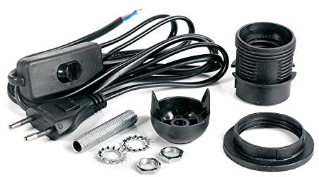 Set câble de branchement VBS « E27 » pour lampe Noir