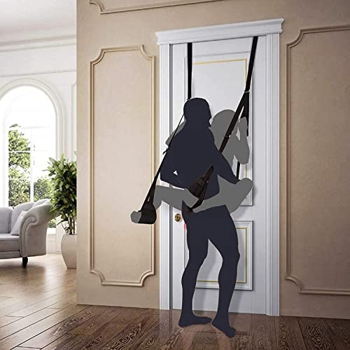 CBD2- Comfortable Support with Strong Nylon Soft Material Product Door KitHanging Swings Doorway Frame Furniture for Couple Ondoor Sling Soft Nylon Adjustable Swing with Heavy 300Lbs Swing Adult Kit