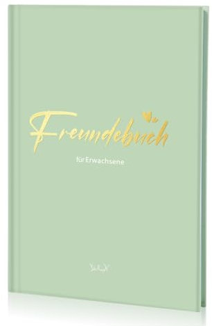 Legezon Freundebuch für Erwachsene - Gästebuch für Meine Freunde - Freundschaftsbuch mit persönlichen Fragen - Geschenk für einen Guten Freund - Erinnerungsalbum für bis zu 44 Freunde zum Ausfüllen
