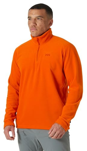 Helly Hansen Hombres Daybreaker 1/2 Cremallera Fleece, Patrulla Naranja, XL