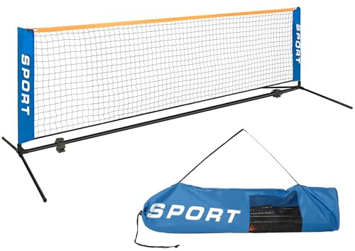 Red de tenis de 10 pies para patios traseros, red de práctica plegable para entrada, ligera, portátil, fácil instalación, con bolsa de transporte para interiores y exteriores