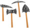 FRCOLOR 4 Piezas Accesorios Enanos Objeto de actuación escénica puntal de Pico Enano Modelo de Pico Decorativo Disfraz de Halloween Falsa Prop Halloween el plastico