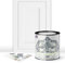 ALL-IN-ONE Paint, Durable cabinet and furniture paint. Built in primer and top coat, no sanding needed. Includes our 30 featured color card - Cashmere (true white), Quart