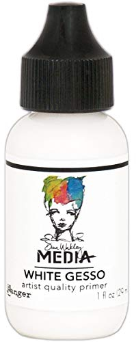 Ranger Dina Wakley Media White Gesso, Synthetic Material, 3.2 x 3.2 x 8.5 cm