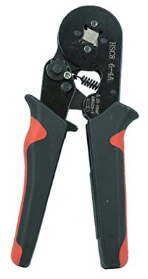 PiurUf Alicate De Alambre Estilo Europeo Tubular Terminal Cableado Manual Manual Electricista 4/6 Esquinas 0.25-6mm 0.25-10mm Alicates de engarce Alicates De Torsion Alambre (Size : Blackhead