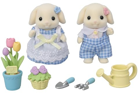 Sylvanian Families - 5736 Set Hermanos Conejo Flora - Casa de muñecas