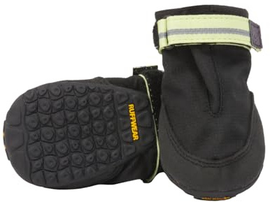 Ruffwear, Summit Trex Dog Shoes, All-Season Paw Protection with Durable Non-Slip Grip & Stay-Put Fit for Everyday Adventures, Obsidian Black, 2.50