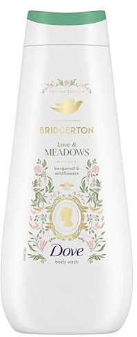 Dove Bridgerton Shower Gel Body Wash Love & Meadows, Vegan 6x 400 ml