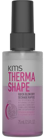 KMS ThermaShape Quick Blow Dry Spray | Faster Drying & Conditioning, 75 ml