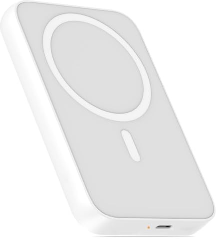 Inalámbrico Power Bank 10000mAh, Magnético Batería Externa para iPhone, 20W Portátil Carga Rápida Wireless Externo Baterías, Powerbank con iPhone 17 16 15 14 13 12 Pro MAX Plus Series Galaxy Android