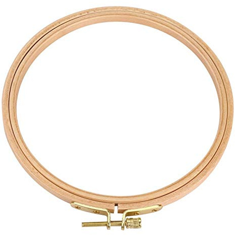 BORDSTRACT Cerchi da Ricamo Rotondi, Cerchio In Legno Telaio A Punto Croce Anello A Cerchio Telaio da Ricamo A Mano Display A Cerchio Ricamo A Cerchio per Ricamo A Mano A Punto Croce(15.5cm)