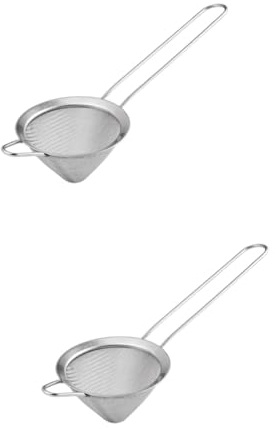 IMIKEYA 2pcs Funnel Filter Ice Filter Fine Mesh Residue Strainer for Bar Bar Equipment Easy to Use