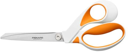 Fiskars tailor's shears, length: 23 cm, stainless steel blade/plastic handles, orange, RazorEdge, 1070079