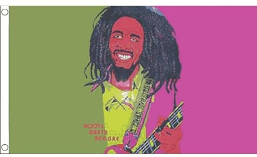 Bob Marley (Gitarre) Flagge, 150 x 90 cm