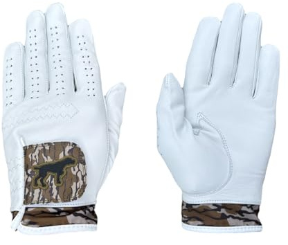 Dog Hunting Camo Golf Glove (Medium, Worn On Left Hand)