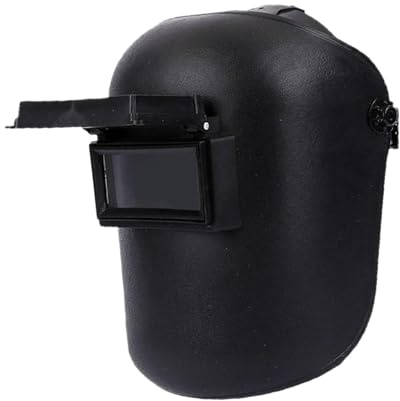 FewNvWa Schweißer Gesichtsschutz mit Hochklappfunktion für Umfassenden Schutz Im Baugewerbe, Knopftyp