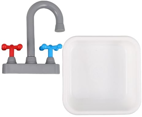 HEMOTON Grifo de Juguete de Cocina Realista para rol Infantiles Accesorios Educativos para Electrodomésticos de Cocina de Juguete