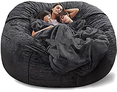 Överdrag till superstor säcksäck (det var bara ett överdrag, inte en hel säcksäck) Vardagsrumsmöbler Överdrag till fuskpäls och lazy soffa