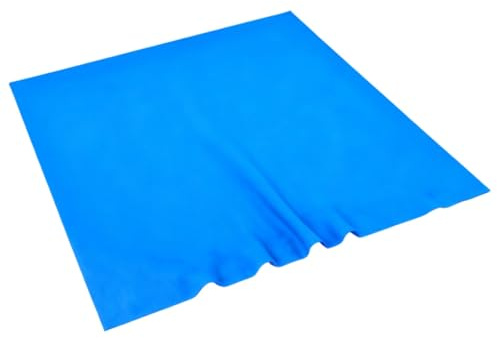 PE gewebte Bodenmatte für Poolboden, 390 x 390 cm, verlängert die Lebensdauer des Pools, Blau