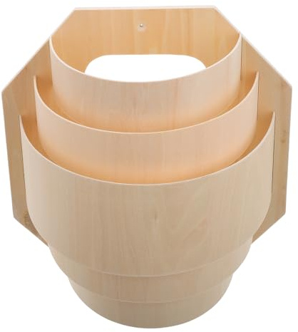 JOINPAYA Paralume in Legno per Lampada da Sauna, Copertura Decorativa Resistente ad Alte Temperature, Accessorio Luminoso per Illuminazione Soffusa in Casa e Arredamento Sauna