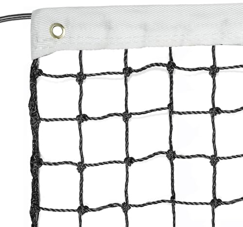 Aoneky 33' Outdoor Replacement Professional Singles Tennis Court Net - 4 mm Double Braided