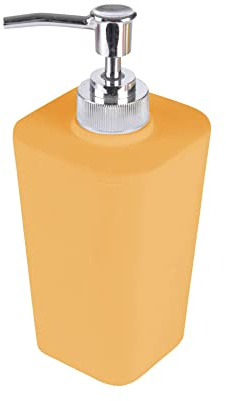 Douceur d'Intérieur Dispensador de jabón, Ocre, 7,3 x 7,3 x 18 cm