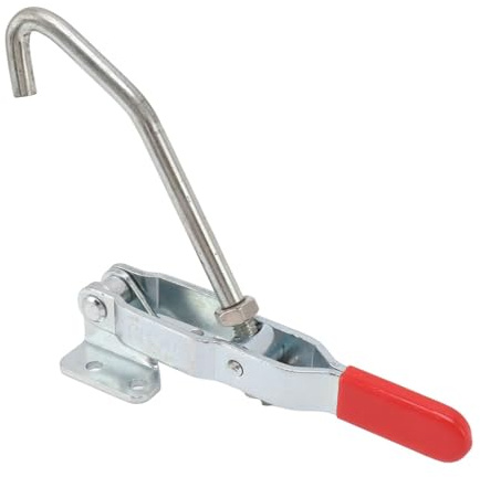 J Hook Toggle Clamp 170kg 375 Lbs Capacité de Maintien Quick Holding Draw Loquet Action Toggle Clamp Pull Hook Type