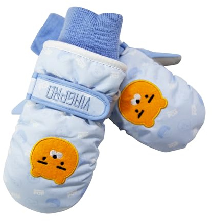 EVBEA Skihandschuhe Herren Kinder Damen Snowboard Handschuhe Wasserdicht Winter Extrem Warm Atmungsaktiv Futter Leicht Thermohandschuhe Tragen M