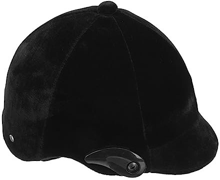 Anneome Kinder schutzausrüstung Schutzhelm für Kinder Reithelm Kinder Kinderreiter Reitzubehör Reithut Pferdehelm Helme Sicherheitshut für Kinder Sporthelm für Kinder Polypropylen Black
