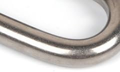 KEILEOHO Lot de 6 connecteurs à vis M8 - Mousqueton de 8 mm - Maillon à vis en Acier Inoxydable - Mousqueton pour la Maison, Le Camping, Les Voyages - Argenté - Charge maximale : 500 kg