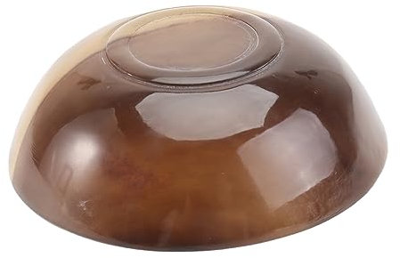 MERRYHAPY Natural Yak Horn Shaving Bowl Small Handcrafted Shaving Soap Cup for Men