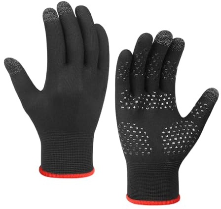 Zxpjkyu Gants d'hiver pour écrans, Chauds, Antidérapants, Confortables, pour Le Vélo, l'escalade, Le Patinage, La Conduite en Extérieur et La, Noir, Femmes