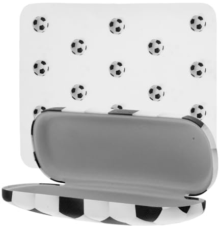 NUOBESTY Eyeglasses Case Portable Sports Ball Pattern for Students | Portable Design, Sports Ball Pattern, Suitable for School, Sports, Travel