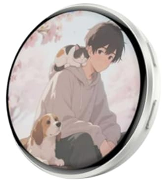 Electrónica,Pantalla Táctil IPS Vestible - Digital LED con Función de Foto y Video - para Fans del Anime, Coleccionistas, Adolescentes, Adultos, Viajes Diarios, Vacaciones y