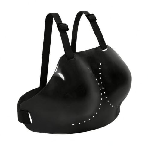 ＡＷＨＡＯ Fencing Chest Protector Guarding Plastron Rigid Gear for Sparring , Black , XS