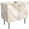 Bilderwelten Waschbeckenunterschrank Palissandro Marmor Beige Badschrank, Größe: 55cm x 60cm