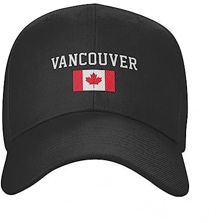 Baseballmütze Vancouver Travel City Canada Flagge Sun Baseball Cap Hüte verstellbar für Männer Frauen Unisex Cool Outdoor Hüte