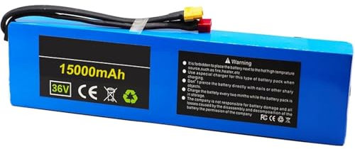 BDBLFLTZ 10S3P 36V 15Ah Batteria agli ioni di Litio, Batteria agli ioni di Litio, costruito in 15a BMS, con e Caricabatterie, per 100W-500W Scooter Elettrico Ebike Bicicletta XT60