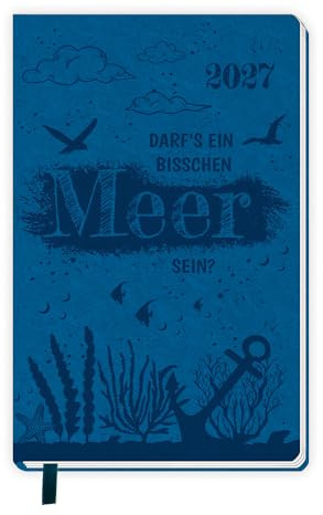 TRÖTSCH - Taschenkalender A6 Soft Touch Maritim 2027: Soft Touch Terminkalender