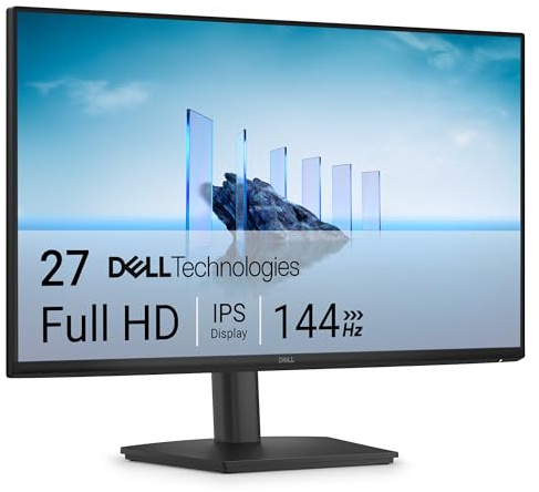 DELL 27 Monitor - SE2726HS, Full HD (1920x1080), 144Hz, IPS, 1ms MPRT, AMD FreeSync, Ajuste de Altura, VESA (100x100mm), 2 HDMI, 3 Años de Garantía, Negro