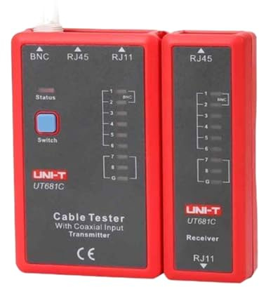 UNI-T UT681C Serie UT681 Kabeltester für RJ45/RJ11/BNC