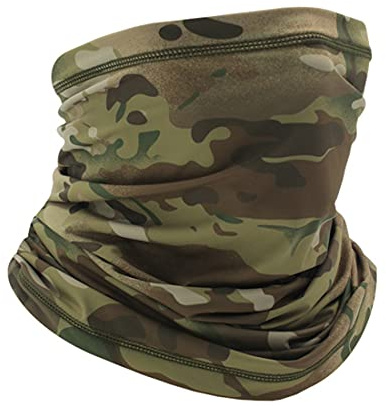 QMFIVE Tactical Camouflage Scarf,QMFIVE Men and Women Multi-purpose Military Headband Style Head Wrap Face Mesh Neckerchief