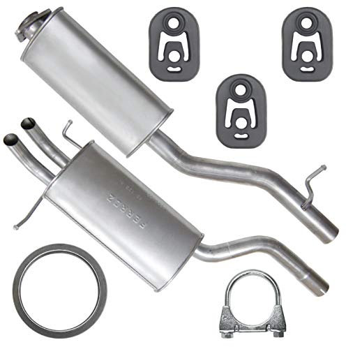 Auspuffanlage Schalldämpferset Auspuff für Mercedes C180 C200 C230 W203 S203 1.8 2.0