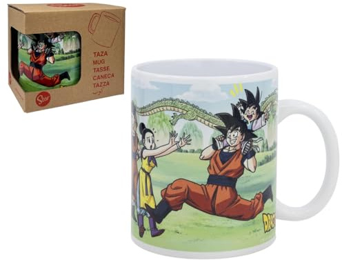 Taza Dragon Ball de cerámica modelo taza con impresión sublimática cuenco de desayuno 325 ml para niños