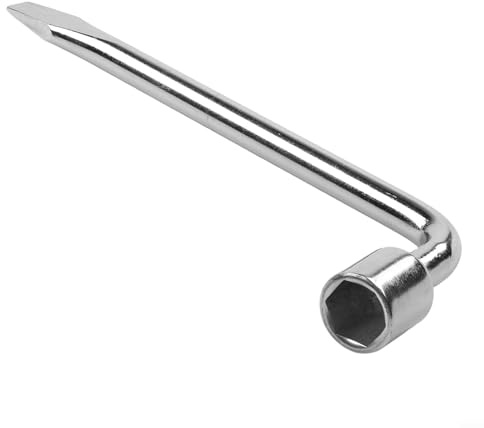 171921 mm utdragbar hjulmutternyckel med sexkantsmutterhylsnyckel slitstark för bil- och fordonsreparation (19 mm)