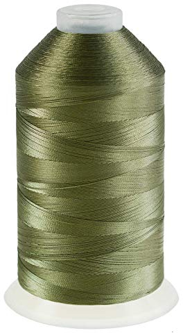 3000m Nähgarn Polyester 210D/3, Farbauswahl - Sattlergarn Forellenfaden, Farbe:A767 olivgrün