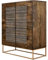 invicta INTERIOR riess-Ambiente.de Massives Highboard Onyx 120cm Mangoholz mit Achatstein Besatz Kommode Sideboard Wohnzimmerschrank Anrichte