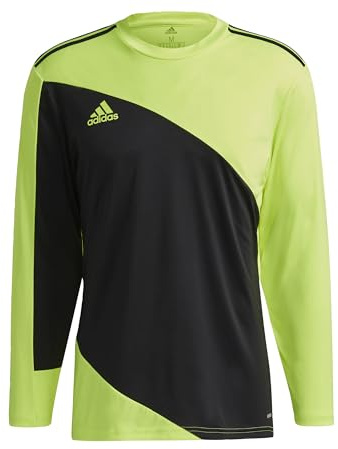 adidas Men's Squadra 21 Goalkeeper Jersey, Team Solar Yellow/Black, L