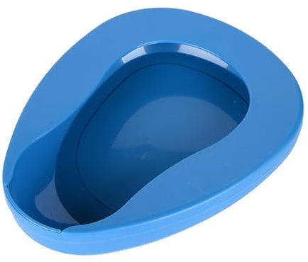 Perfeclan Padella da letto per la casa Liscia, solida, spessa, leggera, facile da pulire, per WC, orinatoi, portatile, per uso domestico, legato al letto, per